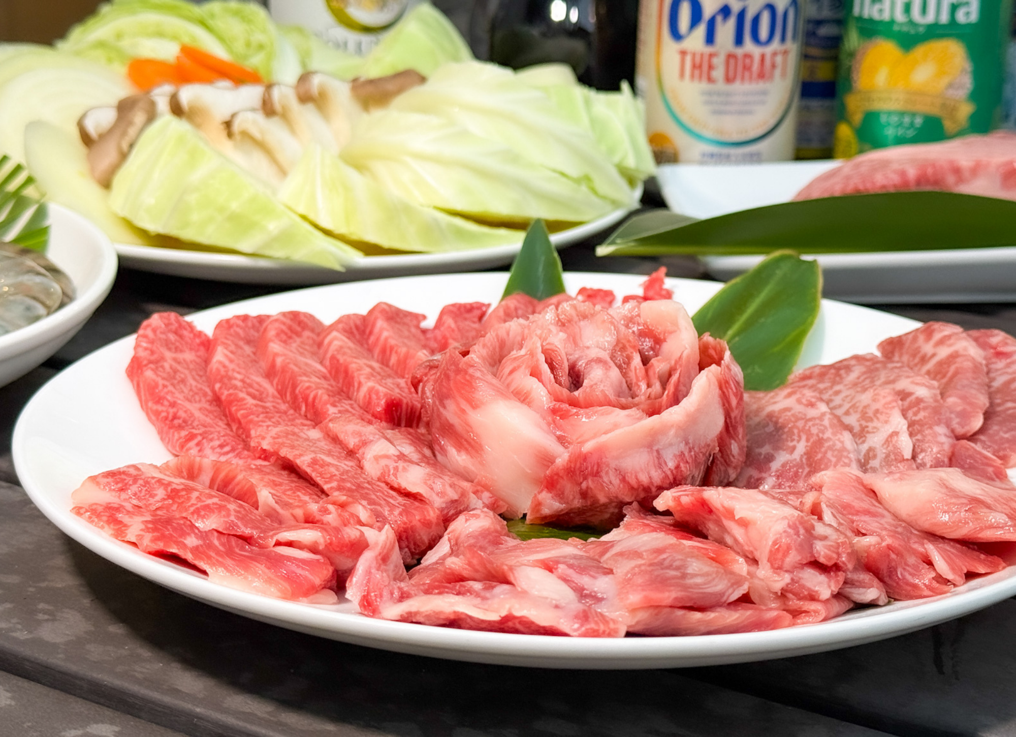 テラスでBBQ-La Maison Blamche 読谷村ヴィラ